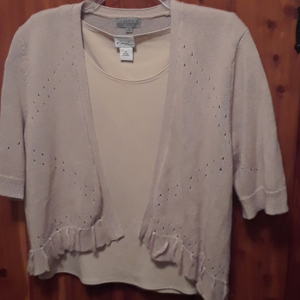 Kim Rogers Cardigan and Short Sleeve Shirt